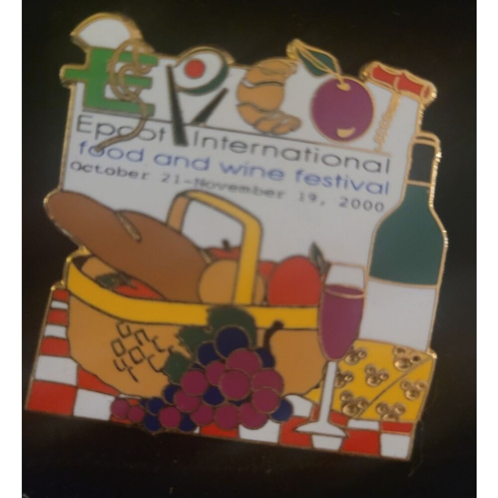 WDW EPCOT International Food & Wine Festival 2000 Pin LE 5100 #2829